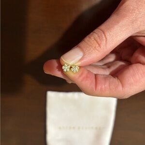 Jennifer Meyer 18k diamond flower stud